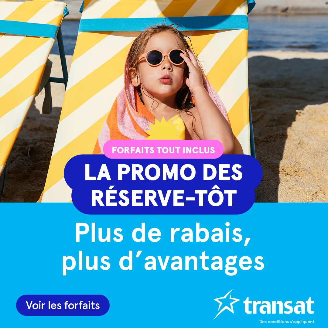 Réservez-tôt Transat 2026